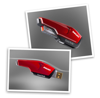 SanDisk SD Memoria Flash USB da 4Gb Ducati Extreme