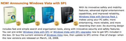 Windows Vista SP1 Windows Vista SP1