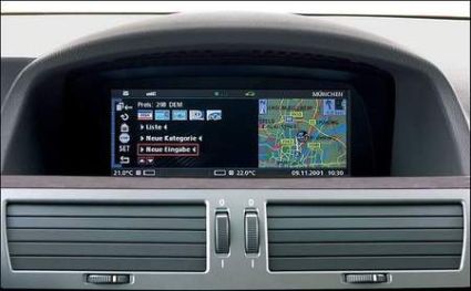 BMW iDrive con Internet EDGE