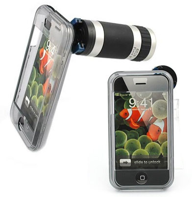 iPhone Telescopio con Custodia in Plexiglass