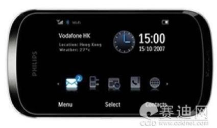 Xenium x800 PHILIPS Vista Frontale l'alternativa all'iPhone