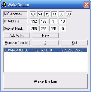 Wake on LAN MAC Address e Magic Pocket