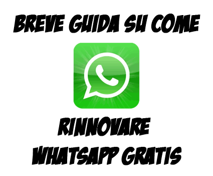 Rinnovare WhatsApp gratis